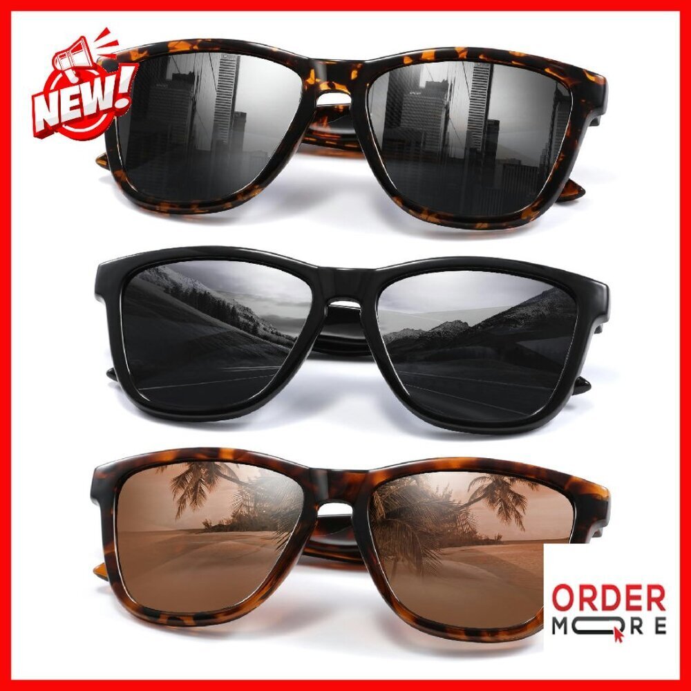 Polarized Sunglasses UV Protection Unisex Driving Retro Classic